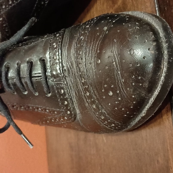 Vintage Carriage Court women's black Oxford shoes, sz 6 EUC - Picture 6 of 7